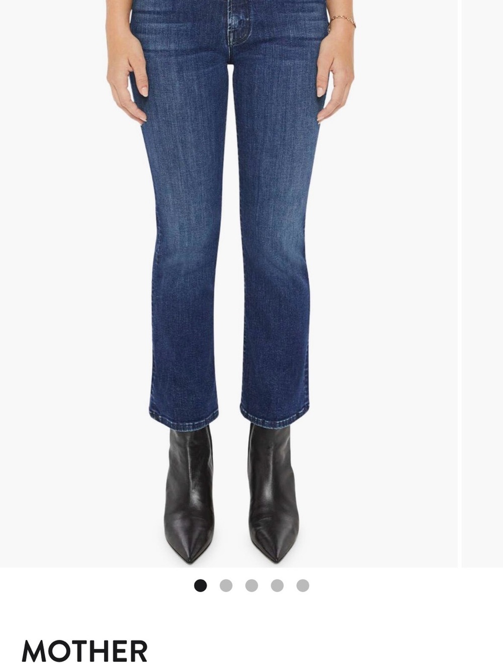 MOTHER Lil’ Hustler Ankle Bootcut Jeans - petite